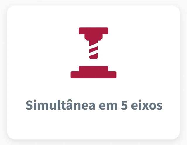 Simult&acirc;nea em 5 eixos