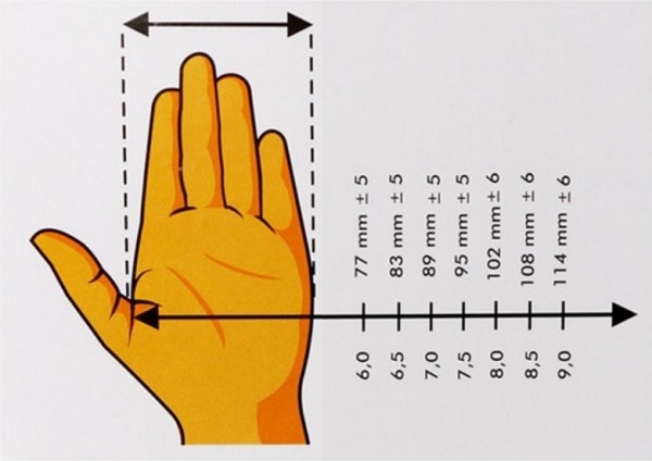 Tabela de Medidas Luva Cirúrgica Luva Cirúrgica Estéril de Látex com Pó Supermax