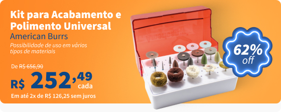 Kit para Acabamento e Polimento Universal - American Burrs em promoção na Dental Cremer