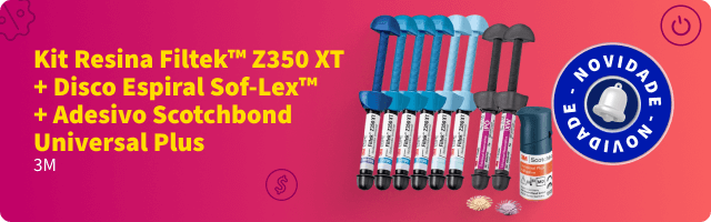 Kit Resina Filtek™ Z350 XT + Disco Espiral Sof-Lex™ + Adesivo Scotchbond Universal Plus - 3M em promoção na Dental Cremer