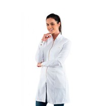 Jaleco Feminino Juicy Poliéster Branco - Dra. Cherie