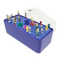 Estojo para Esterilização Endodontia para 60 Limas 21x17x12 cm Translúcido - Mk Life