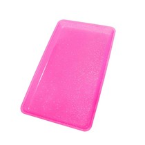 Bandeja para Esterilização com Glíter Rosa Claro Médio 22,4x12,8cm - Lysanda
