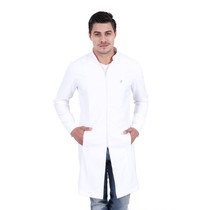 Jaleco Masculino Gabardine Manga Longa Samuel Branco G - Dana Jalecos