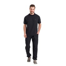 Pijama Scrub Cirúrgico Masculino Malha Manga Curta Impulse Esportivo Preto P - Dra. Cherie