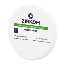 Disco de zircônia ZirkOM Open SHT 14 mm - OdontoMega