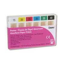 Ponta de Papel Absorvente ISO 28 mm Nº 15-40 120unid. - Dentsply Sirona