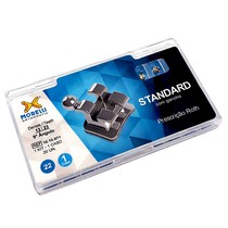 Bráquete Metálico Roth Standard 0,022" - Canino Sup Ang 9° com Gancho Caninos Pré-Molares - 10.10.971 - Morelli