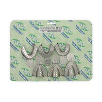 Moldeira Total Adu Perf Inox - Tecnodent