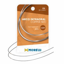 Arco NiTi Copper Termoativado Intraoral Redondo 0,014" Superior - Morelli