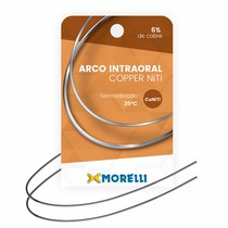 Arco NiTi Copper Termoativado Intraoral Retangular 0,014" x 0,025" Inferior - Morelli