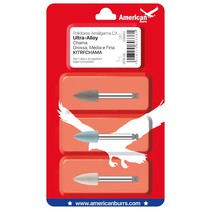 Kit Polidor para Amálgama Ultra Alloy RF Chama CA Sortido 3unid. - American Burrs