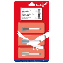 Kit Polidor para Amálgama Ultra Alloy RF Taça CA Sortido 3unid. - American Burrs