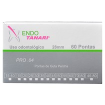 Guta-percha para Sistema Rotatório Pro 28 mm .04 Nº 20 - Dentsply Sirona