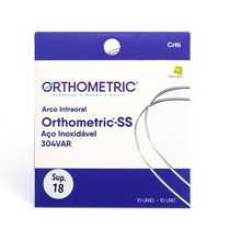 Arco de Aço SS CrNi Redondo 0,018" Superior - Orthometric