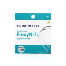 Arco Flexy NiTi Superelástico ALX Retangular 0,016''x0,022'' Superior - Orthometric