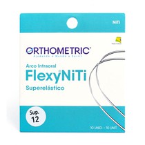 Arco Flexy NiTi Superelástico Redondo 0,012'' Superior - Orthometric