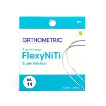 Arco Flexy NiTi Superelástico Redondo 0,014'' Inferior - Orthometric