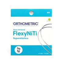 Arco Flexy NiTi Superelástico Redondo 0,016'' Superior - Orthometric