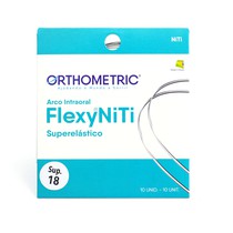 Arco Flexy NiTi Superelástico Redondo 0,018'' Superior - Orthometric