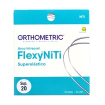 Arco Flexy NiTi Superelástico Redondo 0,020'' Superior - Orthometric