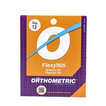 Arco Flexy NiTi Termoativado Redondo 0,012'' Superior - Orthometric