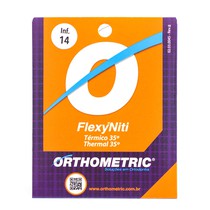 Arco Flexy NiTi Termoativado Redondo 0,014'' Inferior - Orthometric