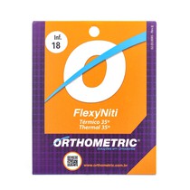 Arco Flexy NiTi Termoativado Redondo 0,018'' Inferior - Orthometric