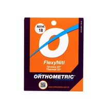 Arco Termoativado Flexy NiTi Thermal 35° ALX Redondo Inferior 0,018 - Orthometric