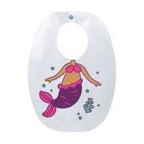 Babador Impermeável Infantil Sereia Lilás - Funwork
