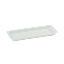 Bandeja para Esterilização Plástica 22x9x1,5cm Pequena Branca - Maquira