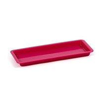 Bandeja para Esterilização Plástica 22x9x1,5cm Pequena Rosa - Maquira