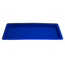 Bandeja para Esterilização Plástico Colors Pequeno 1,5X10,75X23,5cm Azul Escuro 1Unid. - Golgran