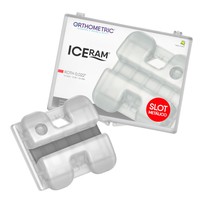 Bráquete Cerâmico Iceram Roth 0,022'' Slot de Metálico - Orthometric