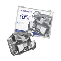 Bráquete Metálico Premium Elite - MBT 0.022 - Orthometric