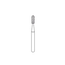 Broca Carbide Operatória Razor Cilíndrica Arredondada Corte Cruzado 19mm FG Nº 1558 - American Burrs
