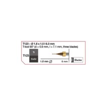 Broca Roto T123 T-Tool 90° 1Unid. - Imes-Icore