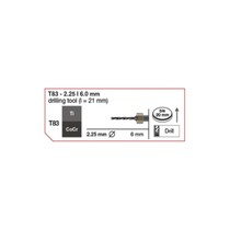 Broca Roto T83 2,25 | 6,0mm 1Unid. - Imes-Icore