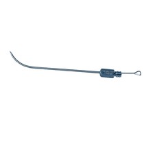 Cânula para Lipo de Papada Bico de Pato Curva Multi Furos 2,4mm - Ice