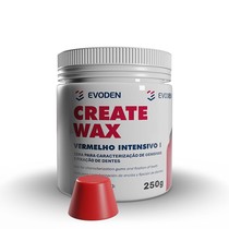 Cera para Caracterização Create Wax Vermelho Intensivo I 250G - Evoden
