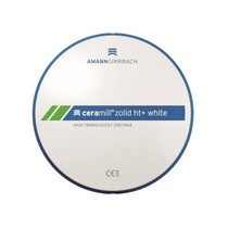 Disco de Zircônia para CAD/CAM Ceramill Zolid HT+ Branco 98x10 F - AmannGirrbach