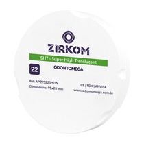 Danificado - Disco de Zircônia Zirkom Zz Sht 22mm - Odontomega