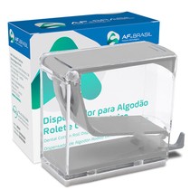 Dispenser para Algodão Rolete Branco 1Unid. - AF do Brasil