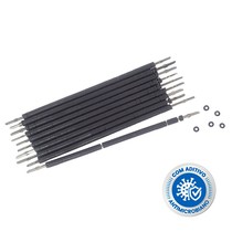Elástico Bengalinha Antimicrobiano Cinza Grafite 1000Unid. - Morelli