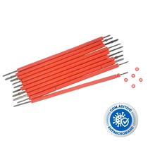 Elástico Bengalinha Antimicrobiano Laranja Coral 1000Unid. - Morelli