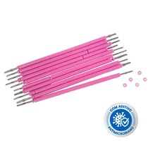 Elástico Bengalinha Antimicrobiano Rosa Chiclete 1000Unid. - Morelli