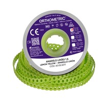 Elástico Corrente Curto 1,5m Amarelo Limão - Orthometric