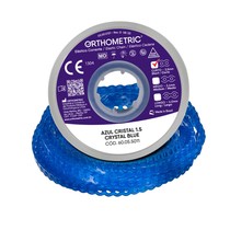 Elástico Corrente Curto 1,5m Azul Cristal - Orthometric
