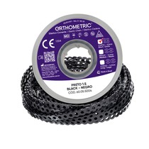 Elástico Corrente Curto 1,5m Preto - Orthometric