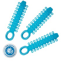 Elástico Modular Antimicrobiano Azul Céu 500Unid. - Morelli
